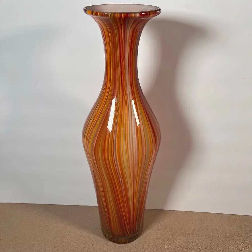 Large Art Glass Vase 19